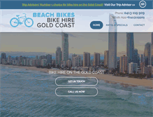 Tablet Screenshot of bikehiregoldcoast.com.au
